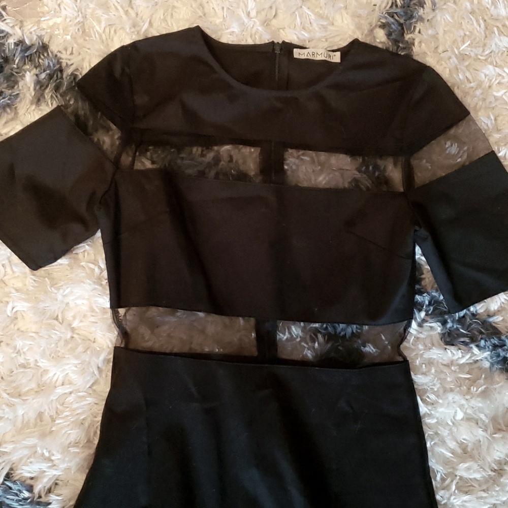 NWOT peekaboo skater dress - Picture 4 of 7
